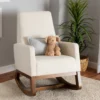 Furnishiaa Upholstered Nursery Glider Chair
