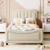 Kids Twin Daybed with Upholstered Headboard
