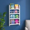 Kids Floating Bookshelf – 4-Tier Wall-Mounted Display