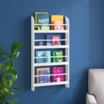 Kids Floating Bookshelf – 4-Tier Wall-Mounted Display