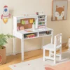 Kids Writing Desk & Chair Set – Study Table with Storage