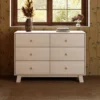 6-Drawer Assembled Double Dresser – Modern Nursery Storage