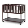Wooden Portable Baby Bassinet with Mattress