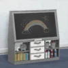 At-Home Artist Center Board Easel (Double-Sided with Storage)