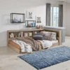 Teddy Bed with Bookcase Storage & USB Ports