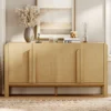 Wooden Kids Dresser with Storage Shelves