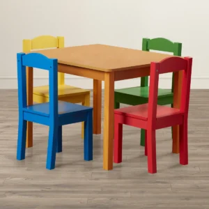 Kids 5-Piece Play & Activity Table and Chair Set