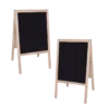 Folding Wood Board Easel (Double-Sided Dry Erase)