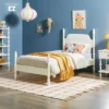 Traditional Solid Wood Twin Spindle Bed (Platform Design)