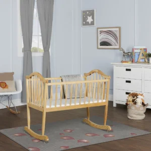 Rocking Baby Cradle with Mattress