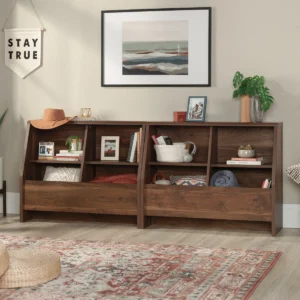Standard Bookcase with Storage Bins