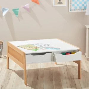Kids 5-Piece Arts & Crafts Activity Table with Storage