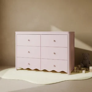 6 Drawer Double Dresser for Kids Bedroom