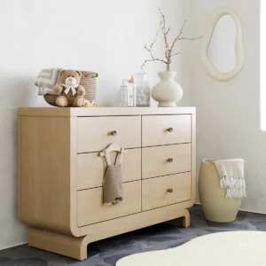 6 Drawer Dresser – Modern Nursery & Kids Bedroom Storage Chest