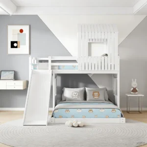 Northwood Twin over Full L Shape House Bunk Bed